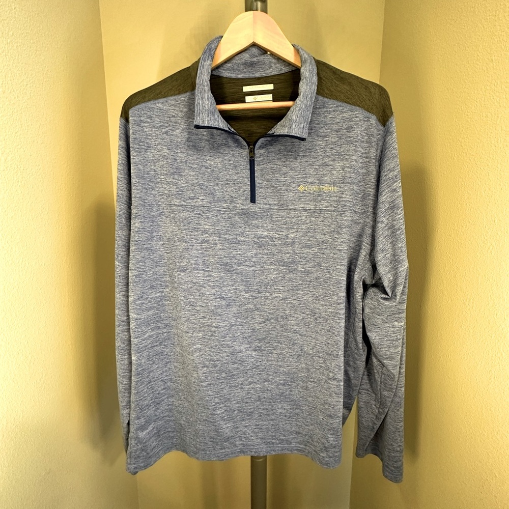 COLUMBIA - Men’s Large Half-Zip Pullover Long Sleeve Shirt